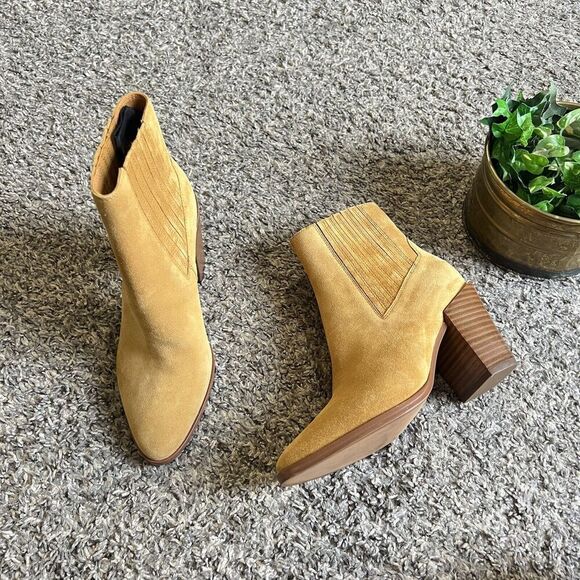 RAG & BONE Rover Chelsea Ankle Boots Booties In Camel Suede Leather 35 US 5 New - Picture 9 of 11